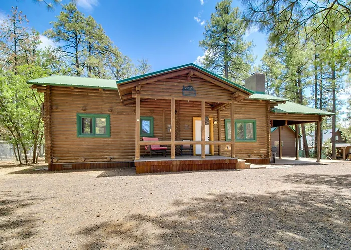 Cozy Log On 1/2 Acre In Lakeside! * Pinetop-Lakeside