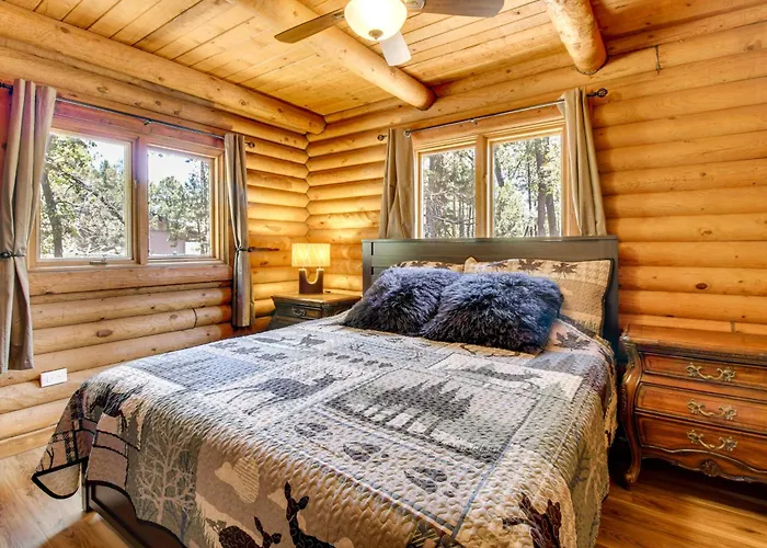 Holiday home Cozy Log On 1/2 Acre In Lakeside! *